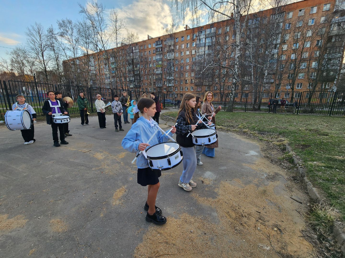 долгопрудный, дши, плац-концерт, духовой оркестр, всероссийский фестиваль, артек, дети,