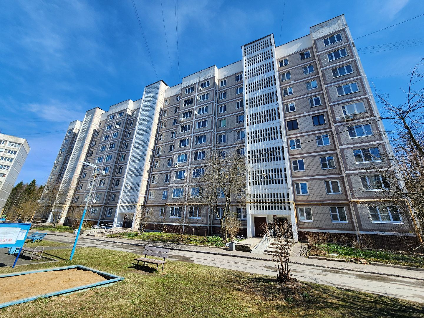 серпухов, поселок оболенск, осенний бульвар, ремонт подъезда, управляющая компания,