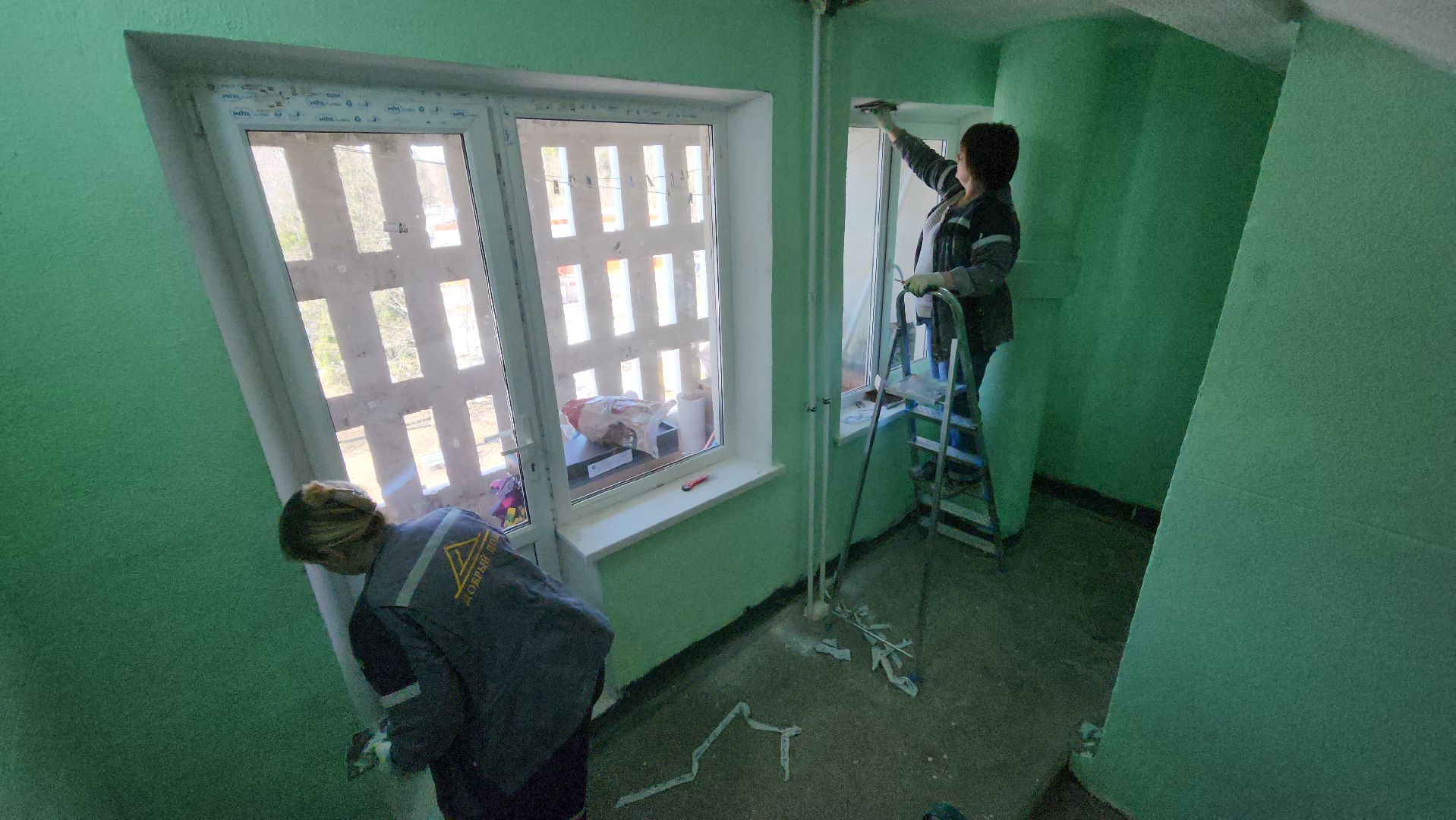 серпухов, поселок оболенск, осенний бульвар, ремонт подъезда, управляющая компания,