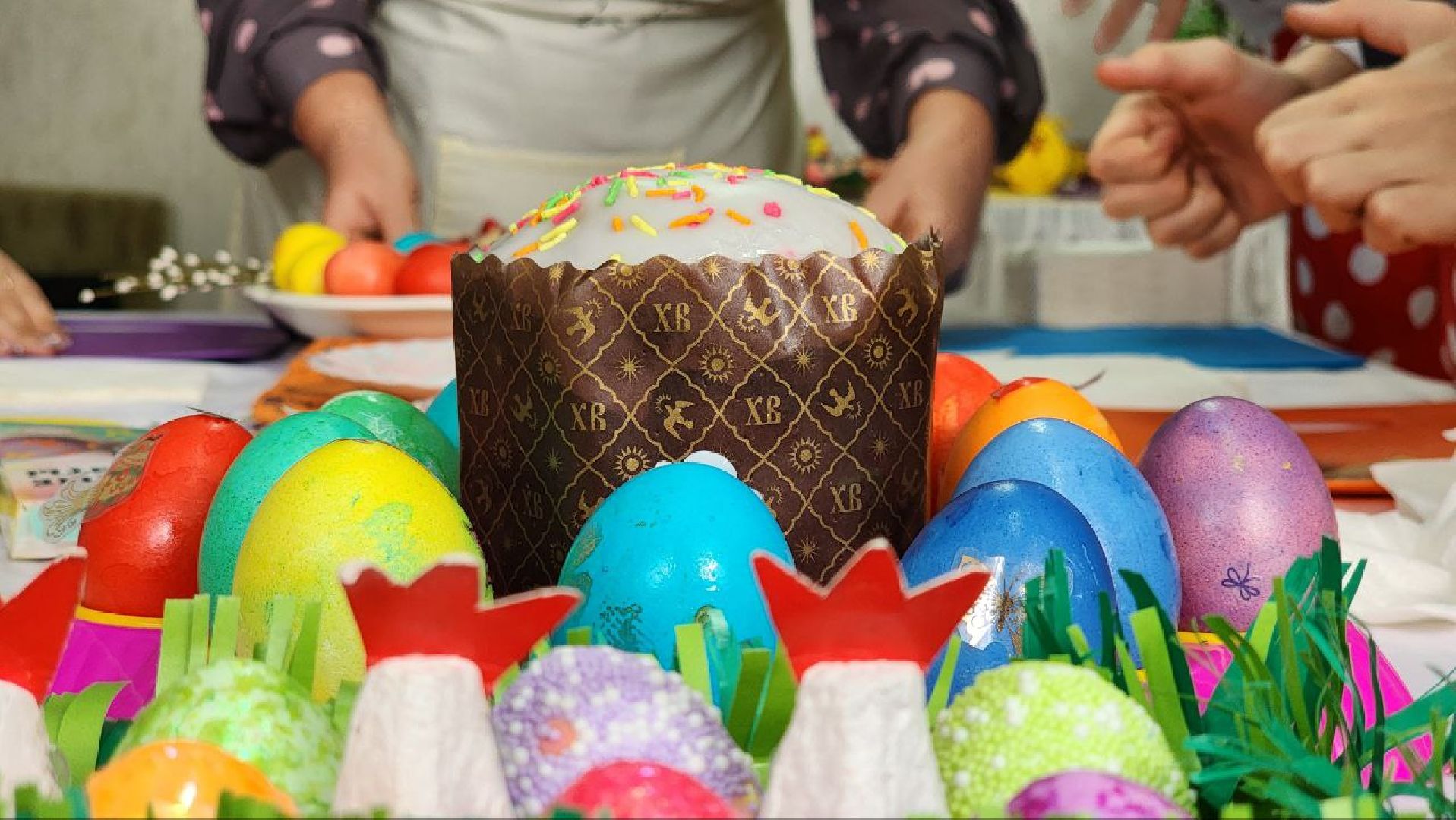 луховицы, белоомут, школа-интернат, пасхальные яйца,