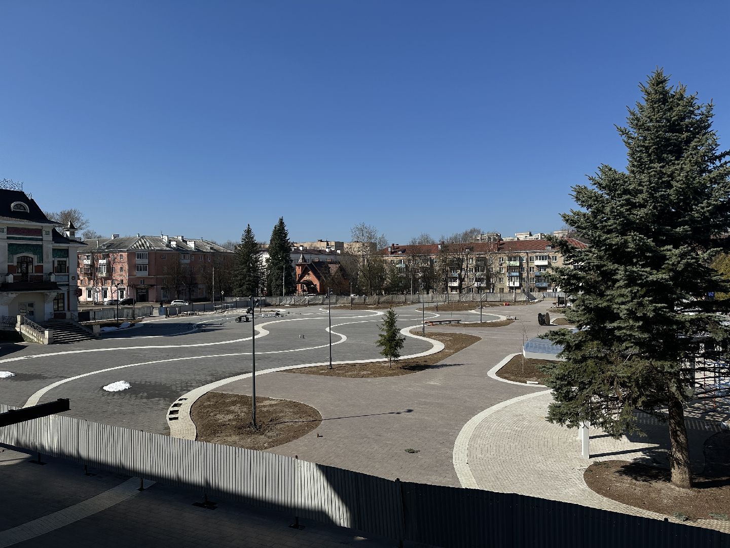 сергиево-посадский городской округ, хотьково, благоуйстройство, центральная площадь,