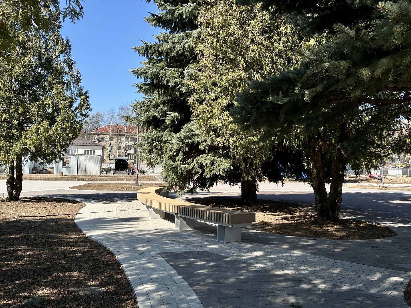 сергиево-посадский городской округ, хотьково, благоуйстройство, центральная площадь,