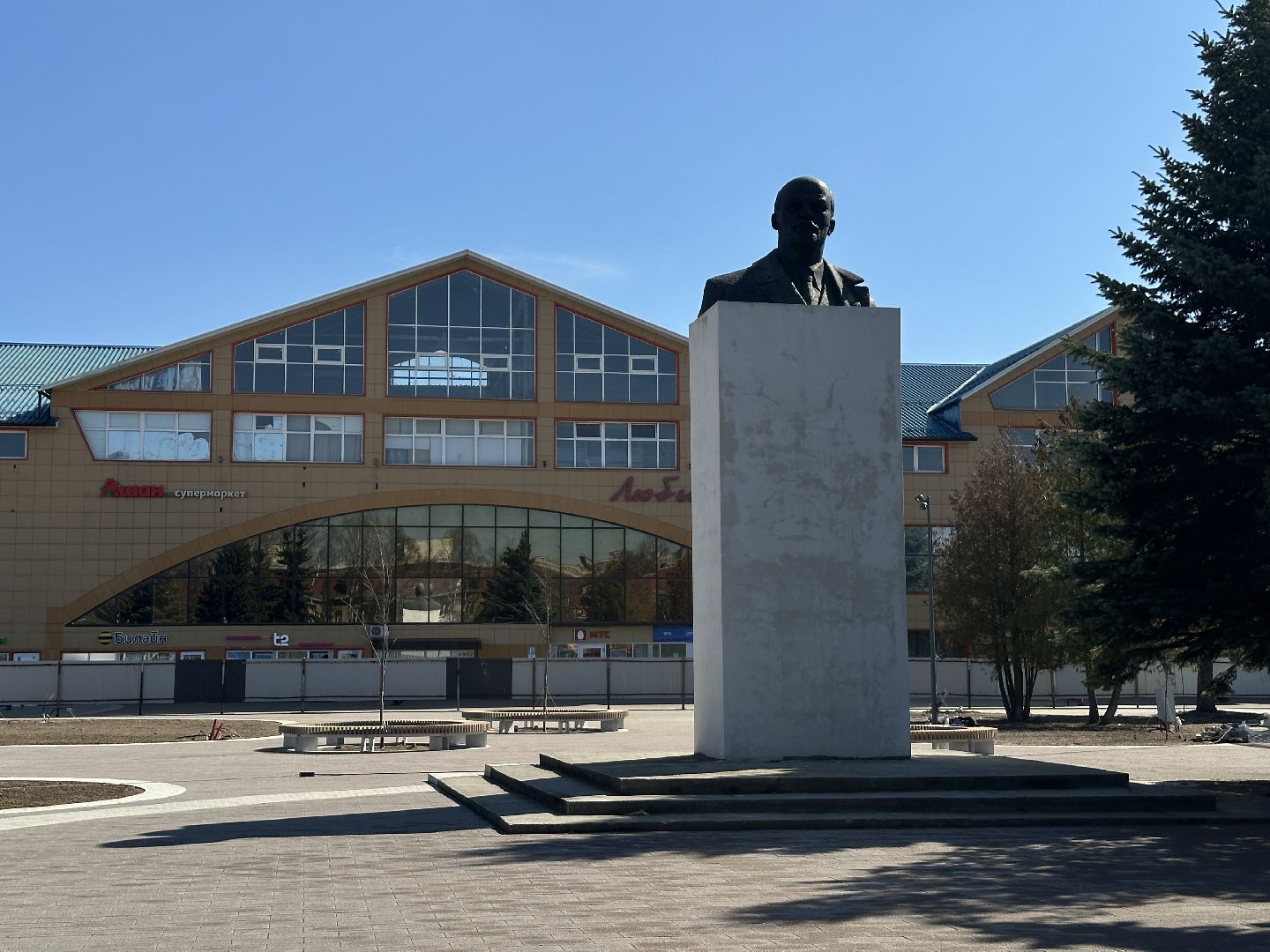 сергиево-посадский городской округ, хотьково, благоуйстройство, центральная площадь,