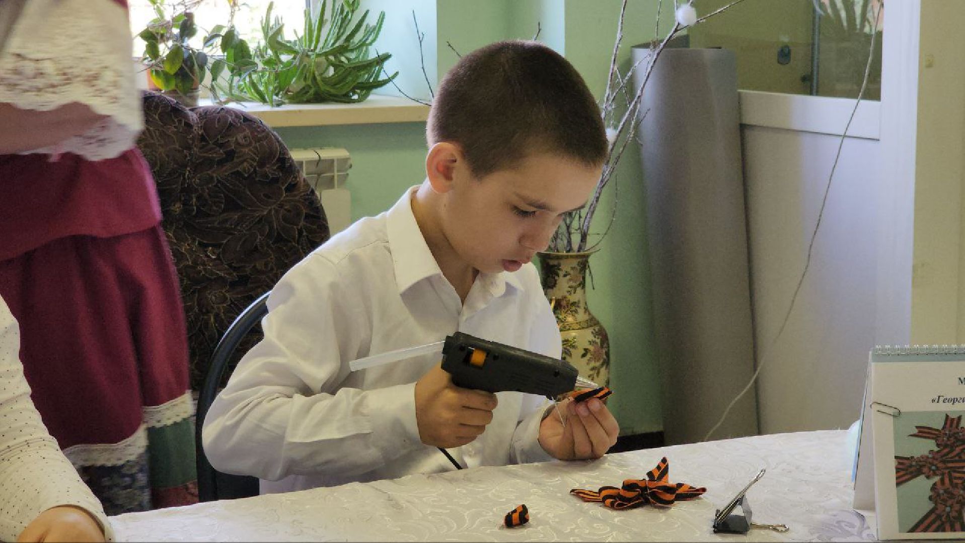 луховицы, белоомут, день победы, георгиевская ленточка, масте-класс,