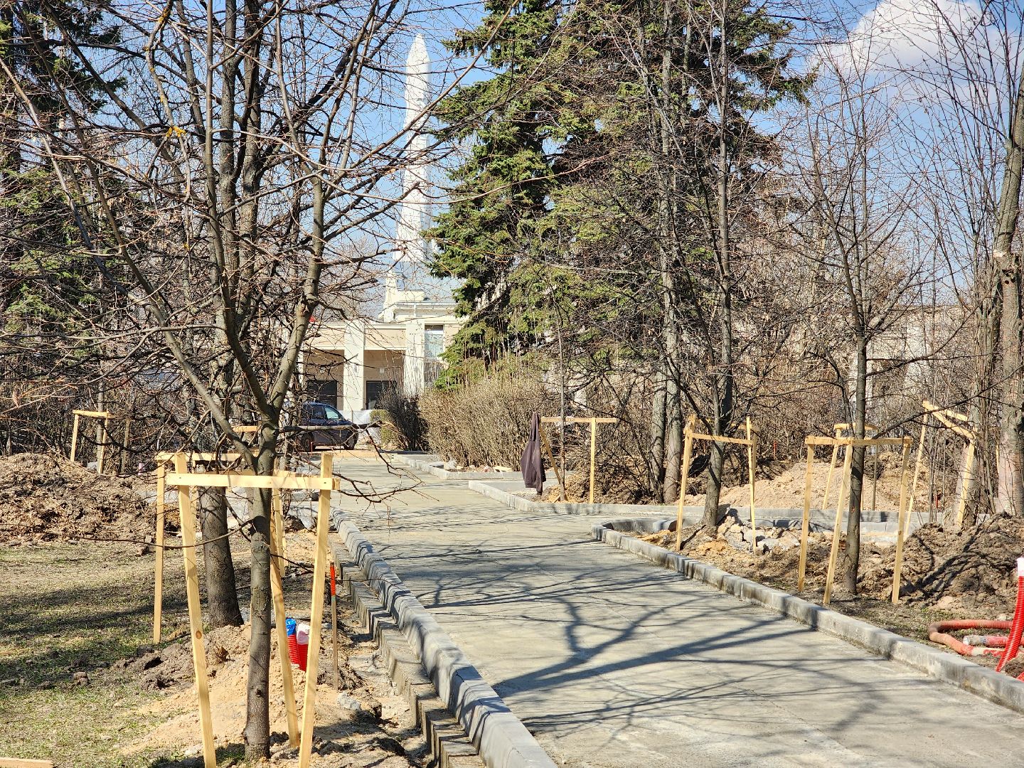 королёв, благоустройство, сквер у проходной ркк энергия, градообразующее предприятие,