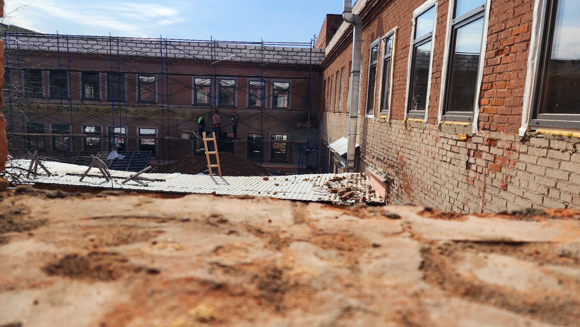 ремонт, капремонт, кпитальный ремонт, подмосковье, больница, домодедово, хирургический корпус, фасад, утеплитель,