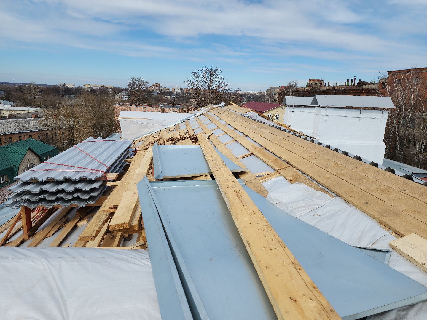 серпухов, подмосковье, ремонт кровли,