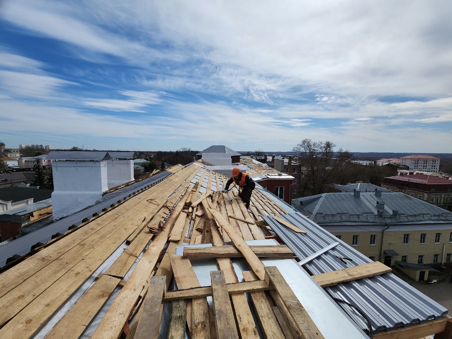 серпухов, подмосковье, ремонт кровли,