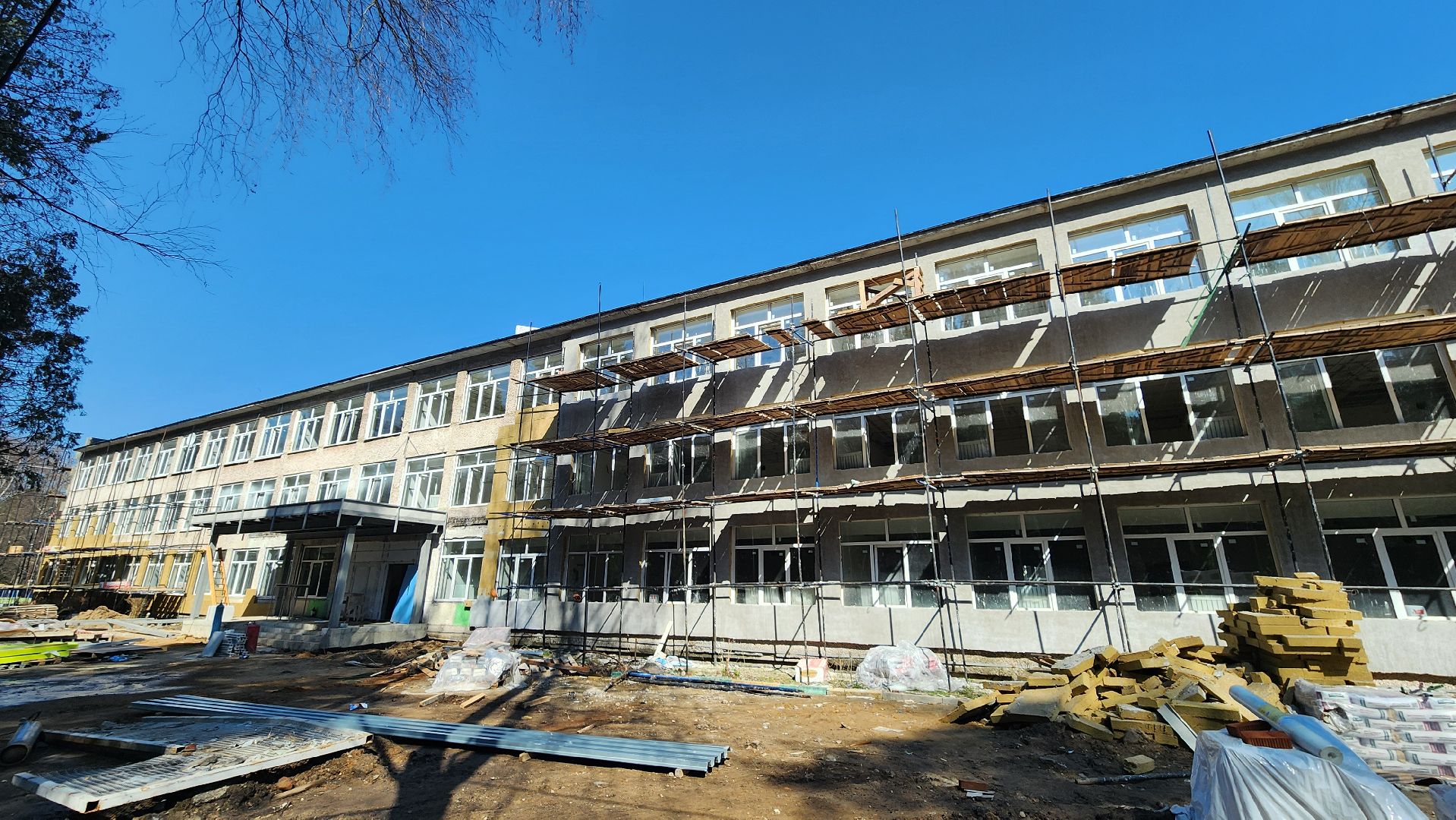 капитальный ремонт, серково, щёлково, ремонт школы,