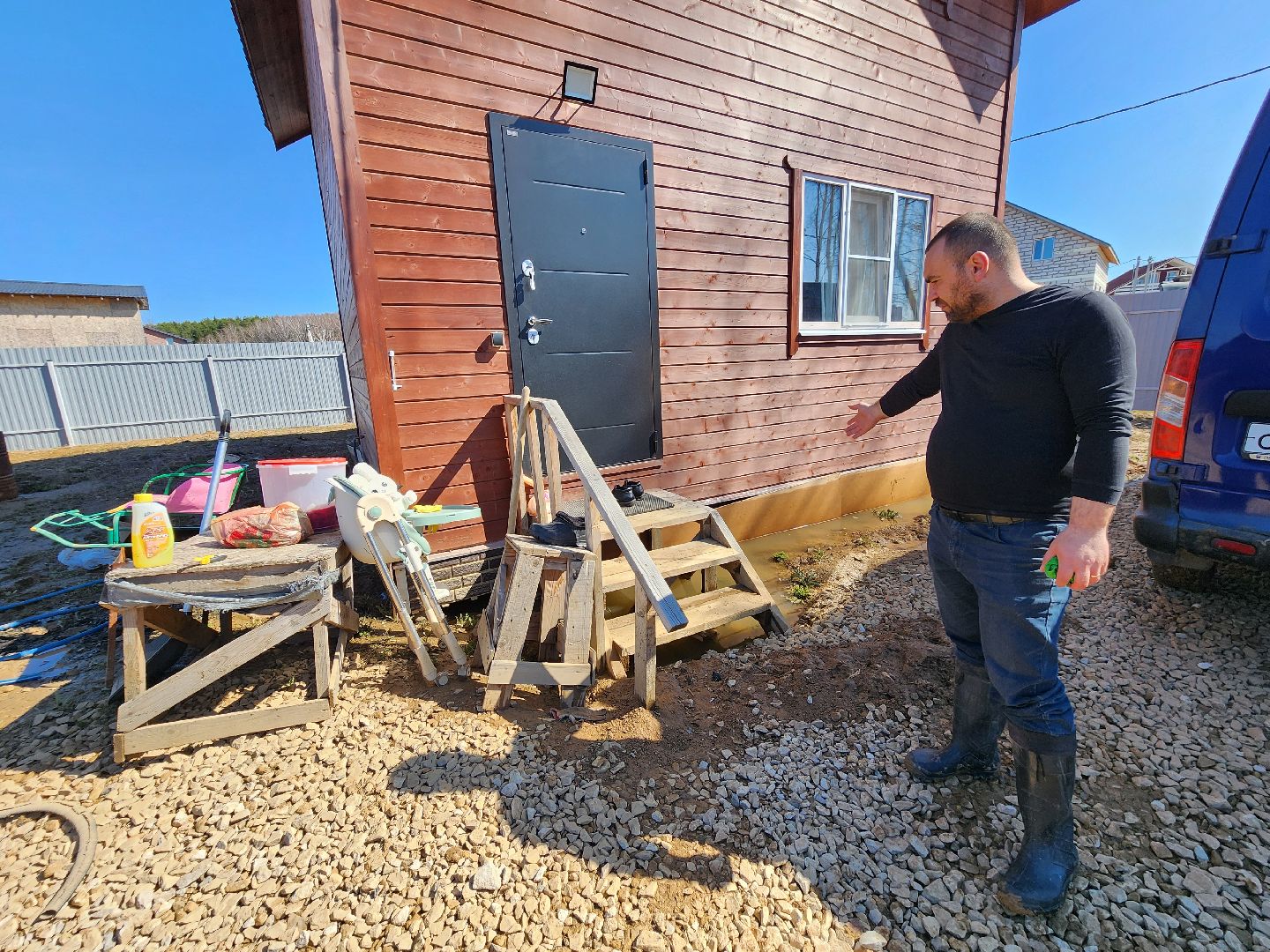 Чехов, деревня Чепелево, улица Энтузиастов, наводнение, подтопление, разлив воды, пруды, дренажная система, МЧС, Мособлпожспас,