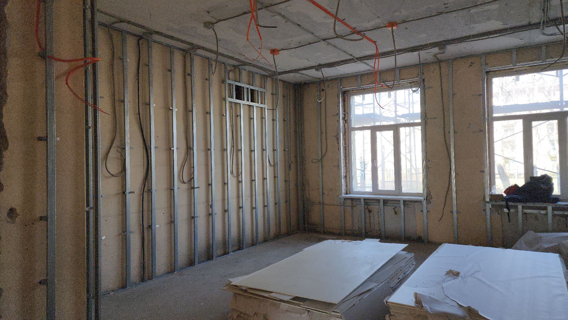 щёлково, капитальный ремонт, лицей, фасадные работы,