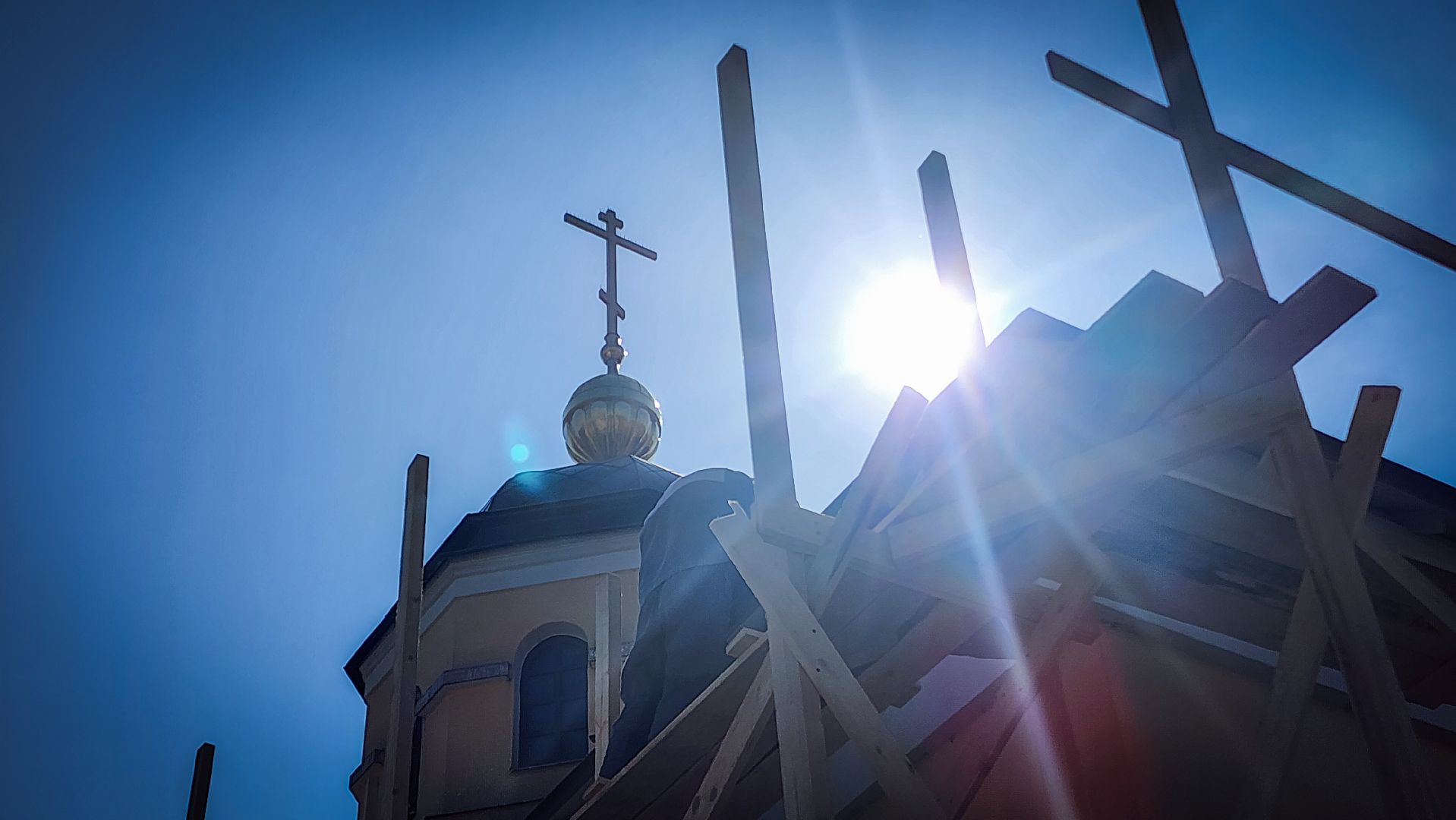 Бронницы , Ремонт часовни, Часланя Николая Чудотворца в Бронницах , Ремонт крыши часовни,