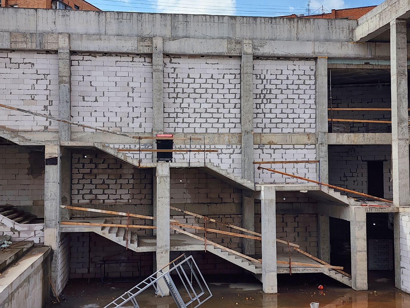 королёв, строительство , пристройка к школе 1, космическая столица России ,