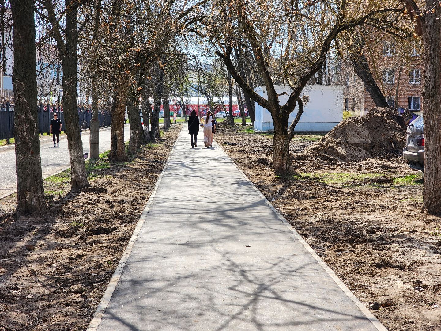 раменское, дороги, благоустройство, тротуары по программе народные тропы, улица космонавтов,
