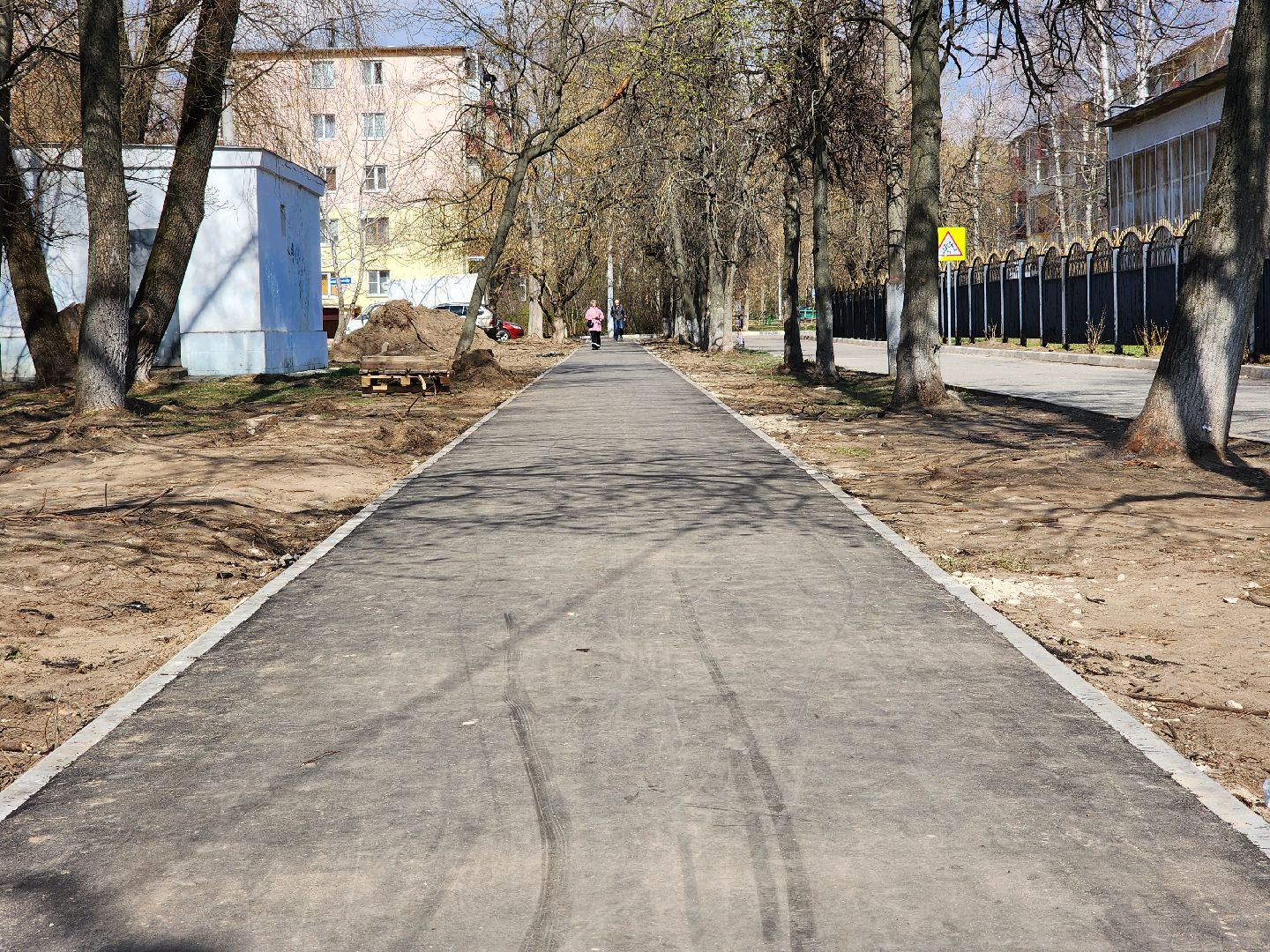 раменское, дороги, благоустройство, тротуары по программе народные тропы, улица космонавтов,