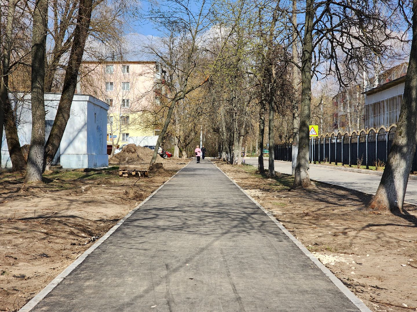 раменское, дороги, благоустройство, тротуары по программе народные тропы, улица космонавтов,