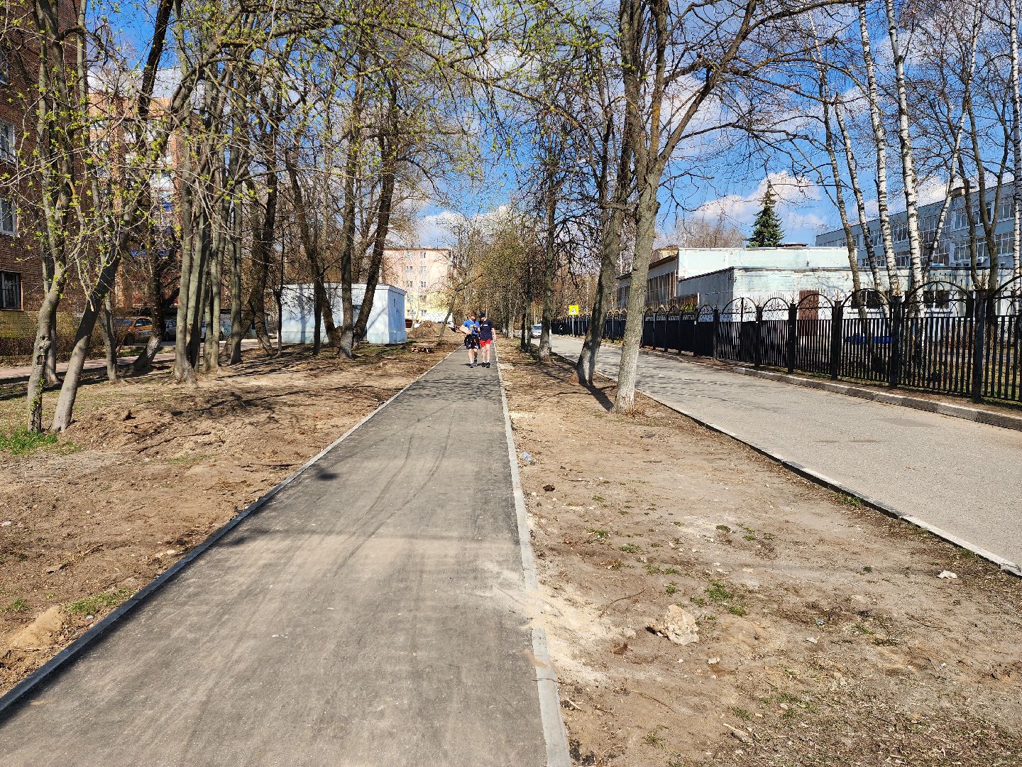 раменское, дороги, благоустройство, тротуары по программе народные тропы, улица космонавтов,