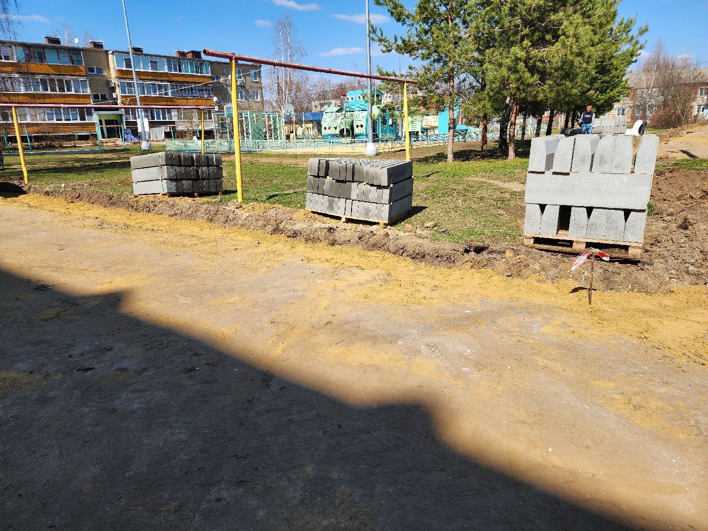 зарайск, благоустройство двора, благоустройство территорий,