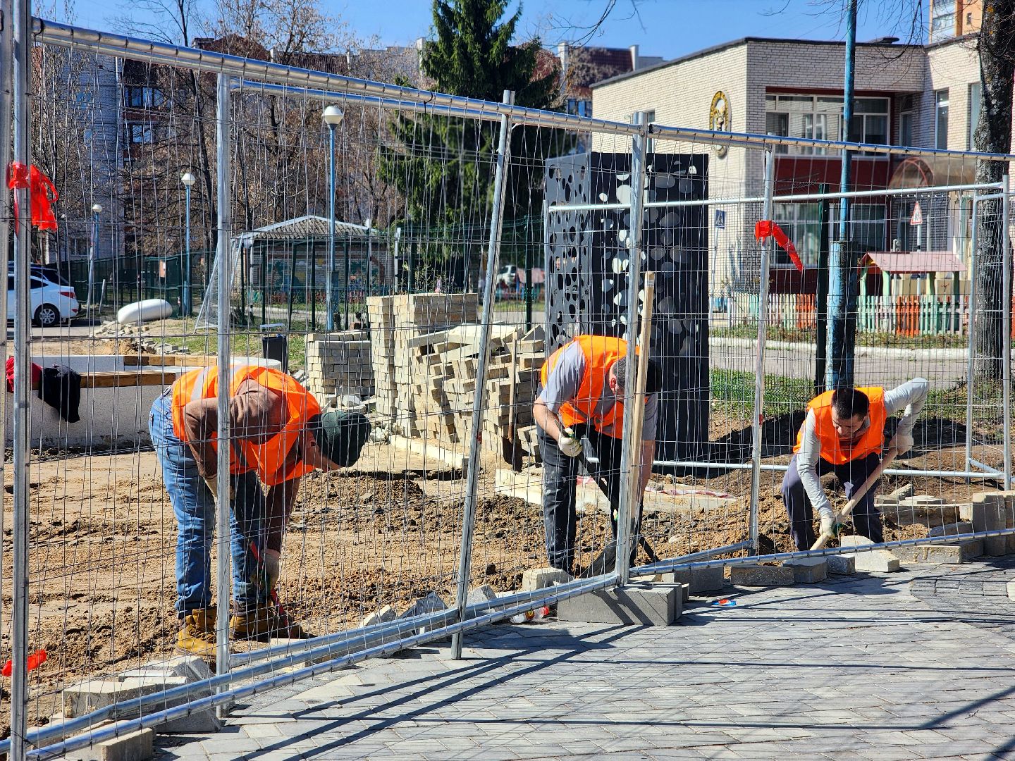 дубна, сквер журавлева, благоуйстройство, совет депутатов,