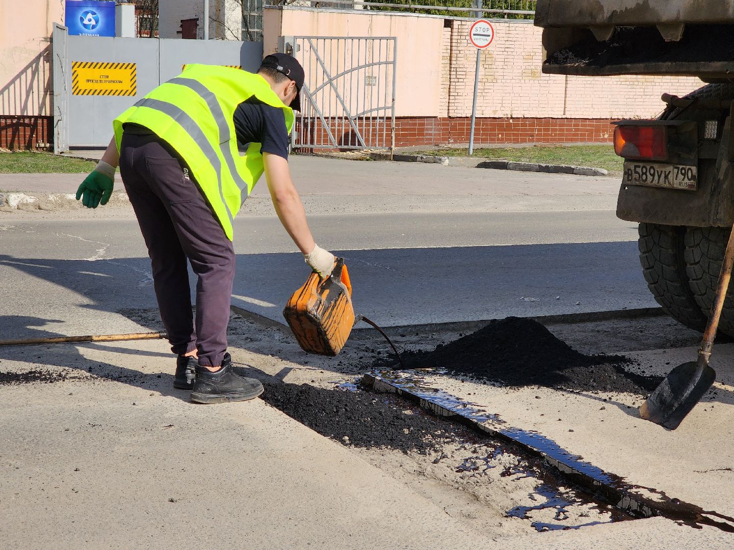 электросталь, ремонт, дорога, ямочный ремонт, ямы,