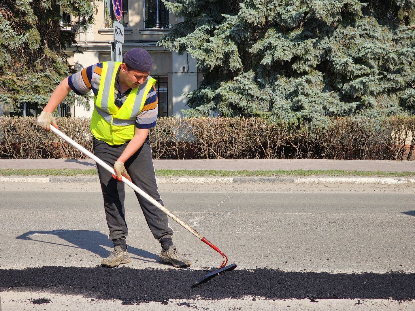 электросталь, ремонт, дорога, ямочный ремонт, ямы,