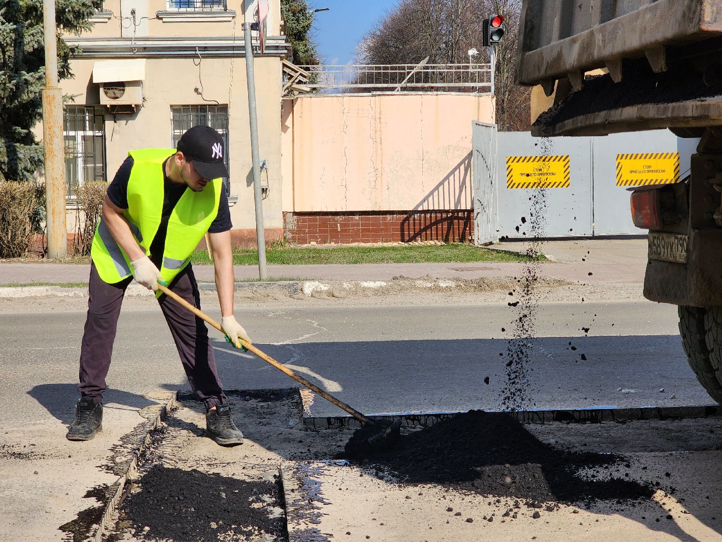 электросталь, ремонт, дорога, ямочный ремонт, ямы,