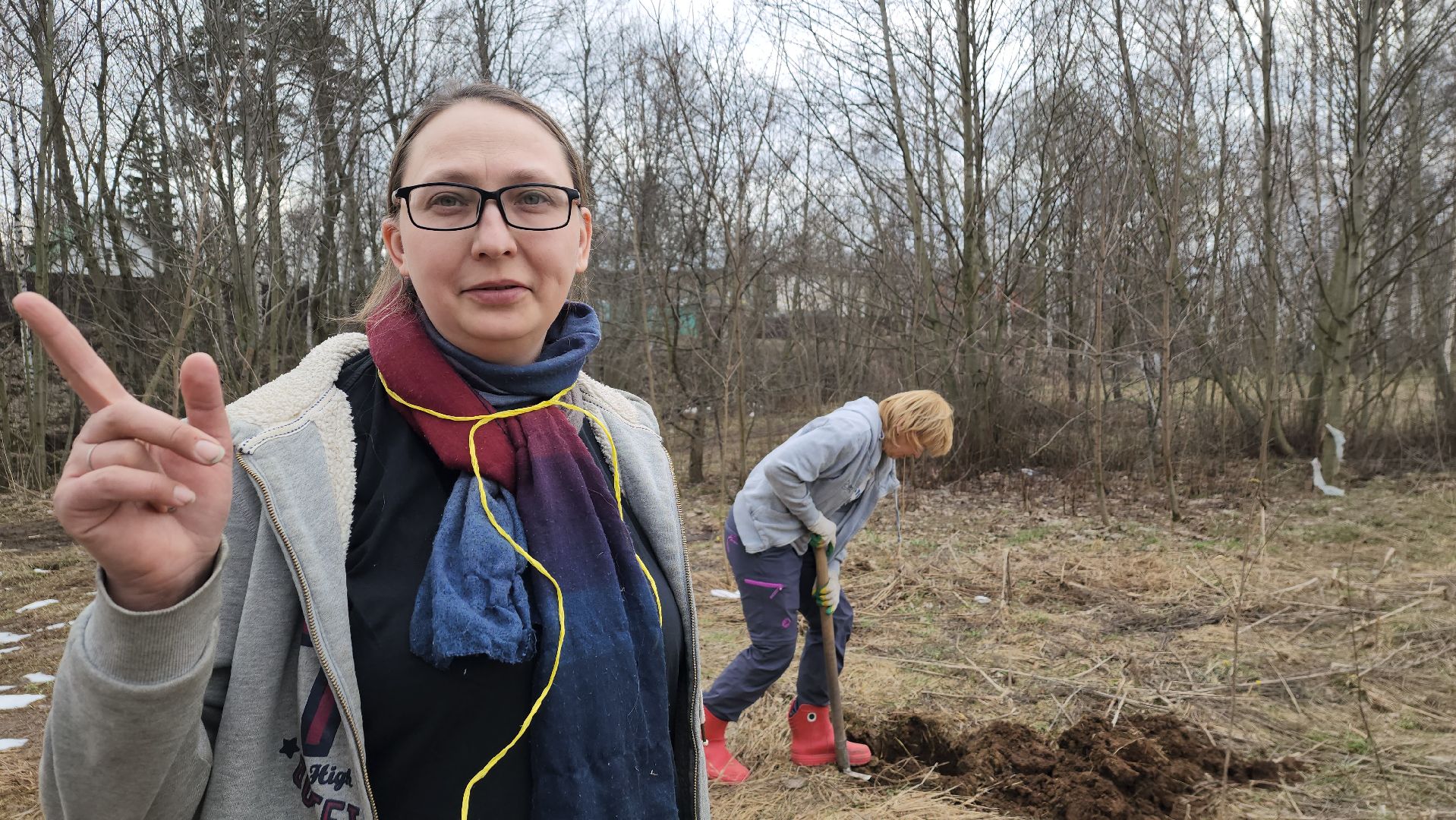 пушкино, микрорайон, высадка деревьев, сосна, ель, дуб, клен, калина, волонтеры, жители, активисты,