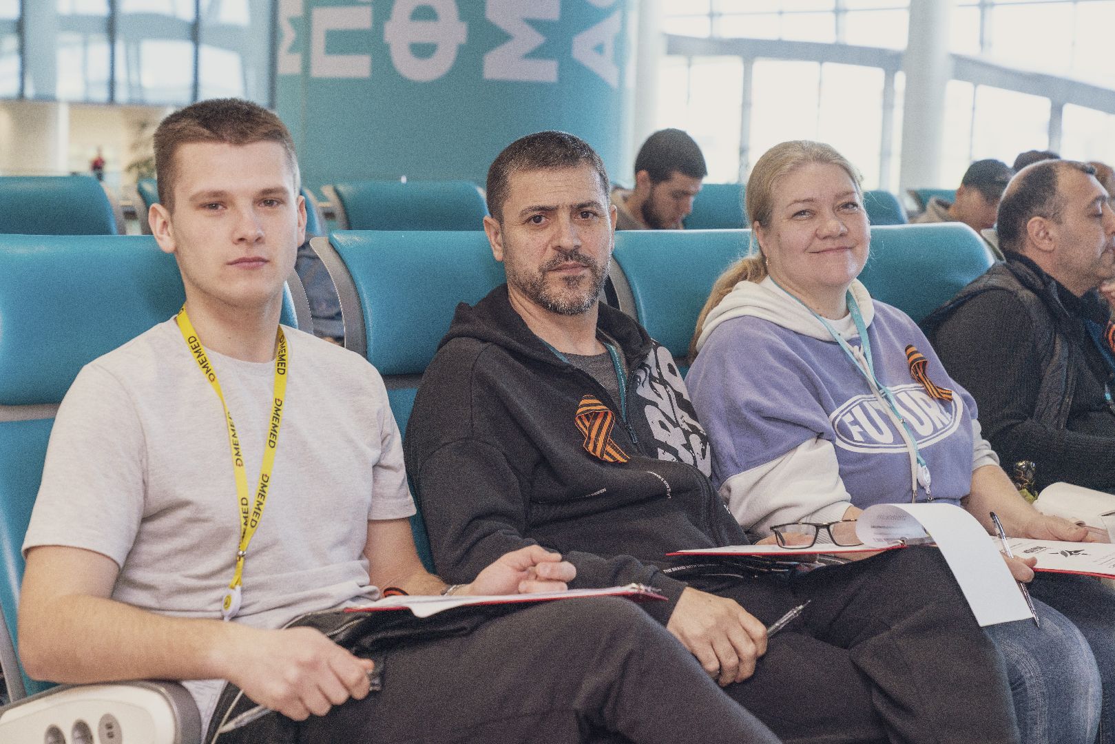 Аэропорт Домодедово, Диктант Победы, история