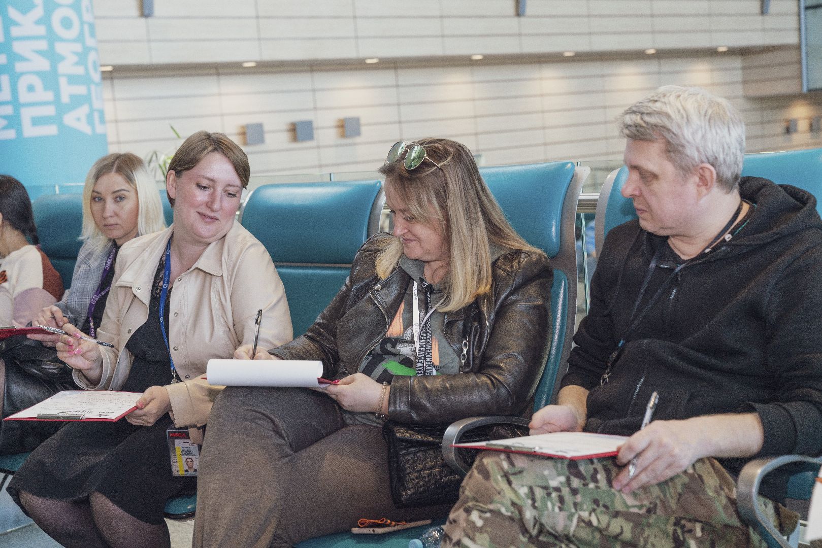 Аэропорт Домодедово, Диктант Победы, история