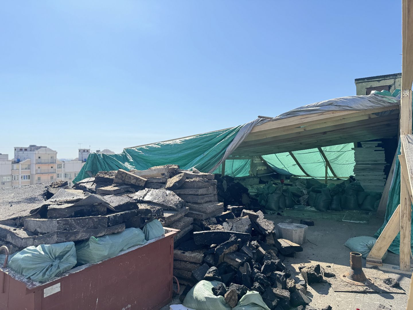 ремонт крыши , ленинский городской округ, последствия атаки беспилотников ,