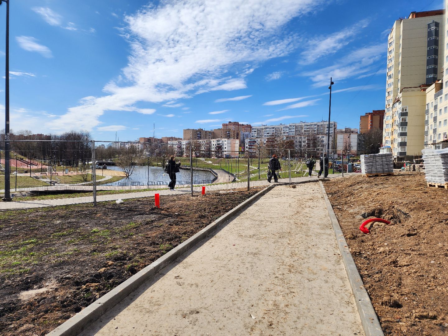 Чехов, улица Береговая, набережная реки теребенка, благоустройство, реконструкция, обновление, смотровая площадка, пешеходные дорожки, сеть водоснабжения, туалет, госпрограмма московской области, формирование комфортной городской среды,