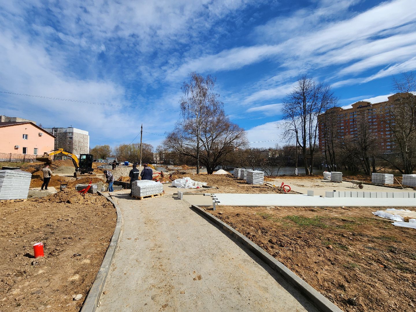 Чехов, улица Береговая, набережная реки теребенка, благоустройство, реконструкция, обновление, смотровая площадка, пешеходные дорожки, сеть водоснабжения, туалет, госпрограмма московской области, формирование комфортной городской среды,