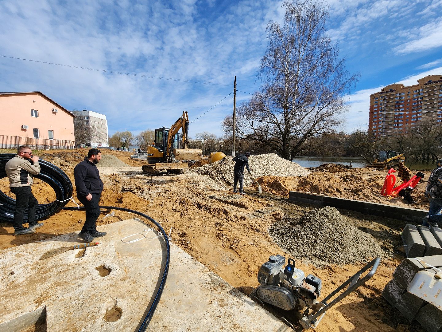 Чехов, улица Береговая, набережная реки теребенка, благоустройство, реконструкция, обновление, смотровая площадка, пешеходные дорожки, сеть водоснабжения, туалет, госпрограмма московской области, формирование комфортной городской среды,