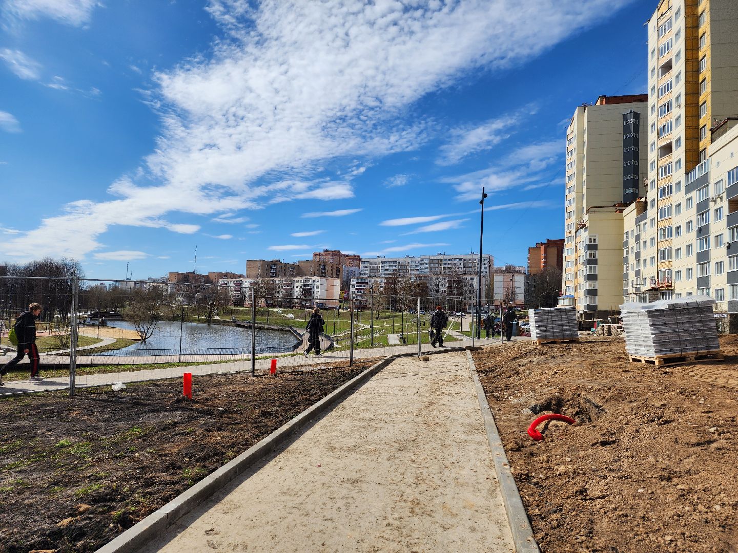Чехов, улица Береговая, набережная реки теребенка, благоустройство, реконструкция, обновление, смотровая площадка, пешеходные дорожки, сеть водоснабжения, туалет, госпрограмма московской области, формирование комфортной городской среды,