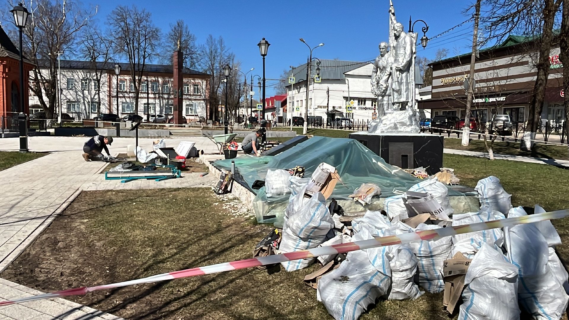 наро-фоминский городской округ,верея, благоустройство 2025, благоустройство памятников,победе 80,