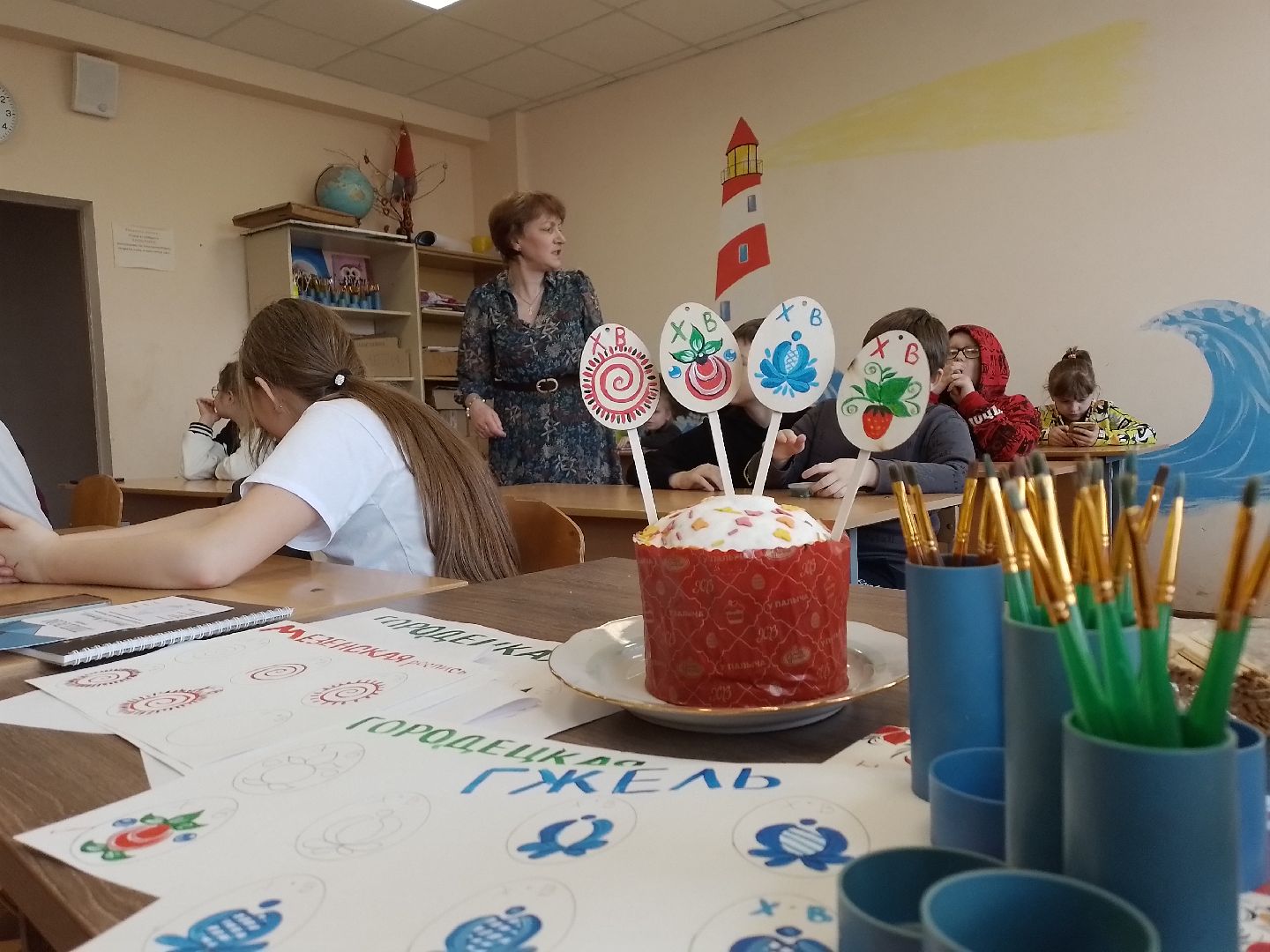 пасха, мастер-класс, роспись, городской округ восход,