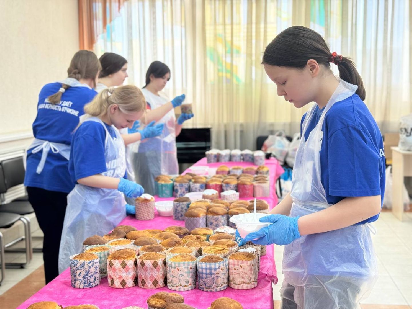 можайск, можайский муниципальный округ, подмосковье, украшение куличей, пасха, праздник,спецоперация , волонтры,