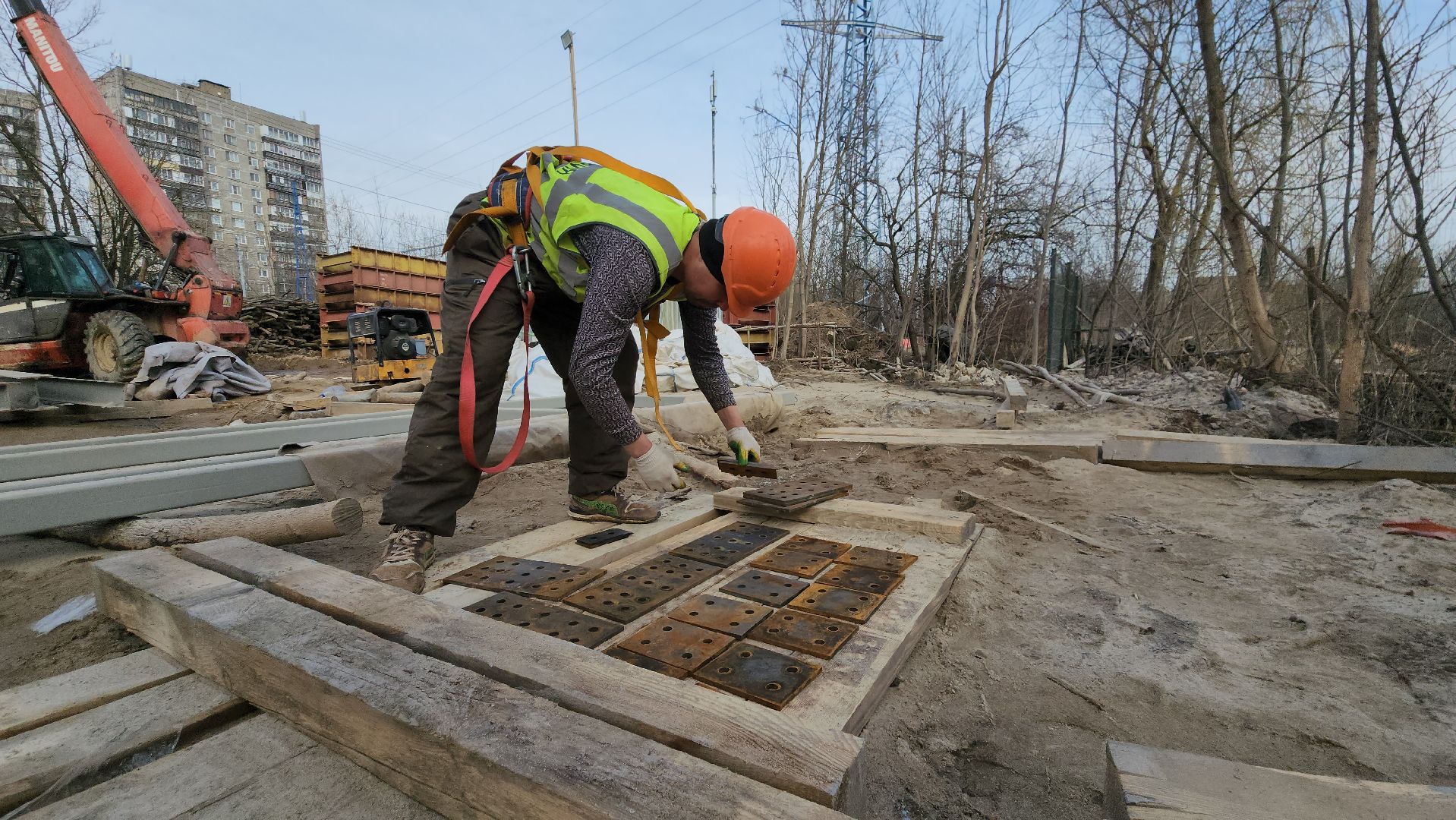 надземный переход, Лобня, ржд,