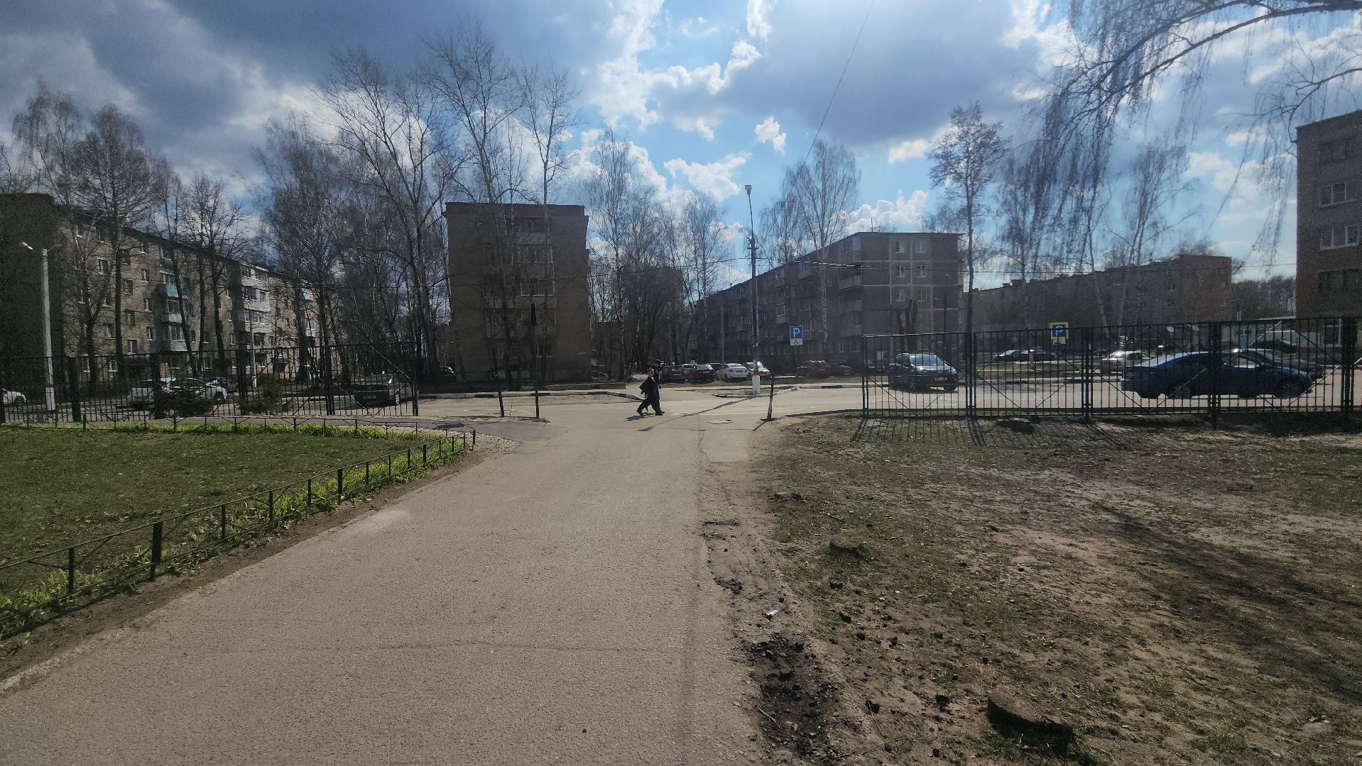 павловский  посад, благоустровйство, школа,