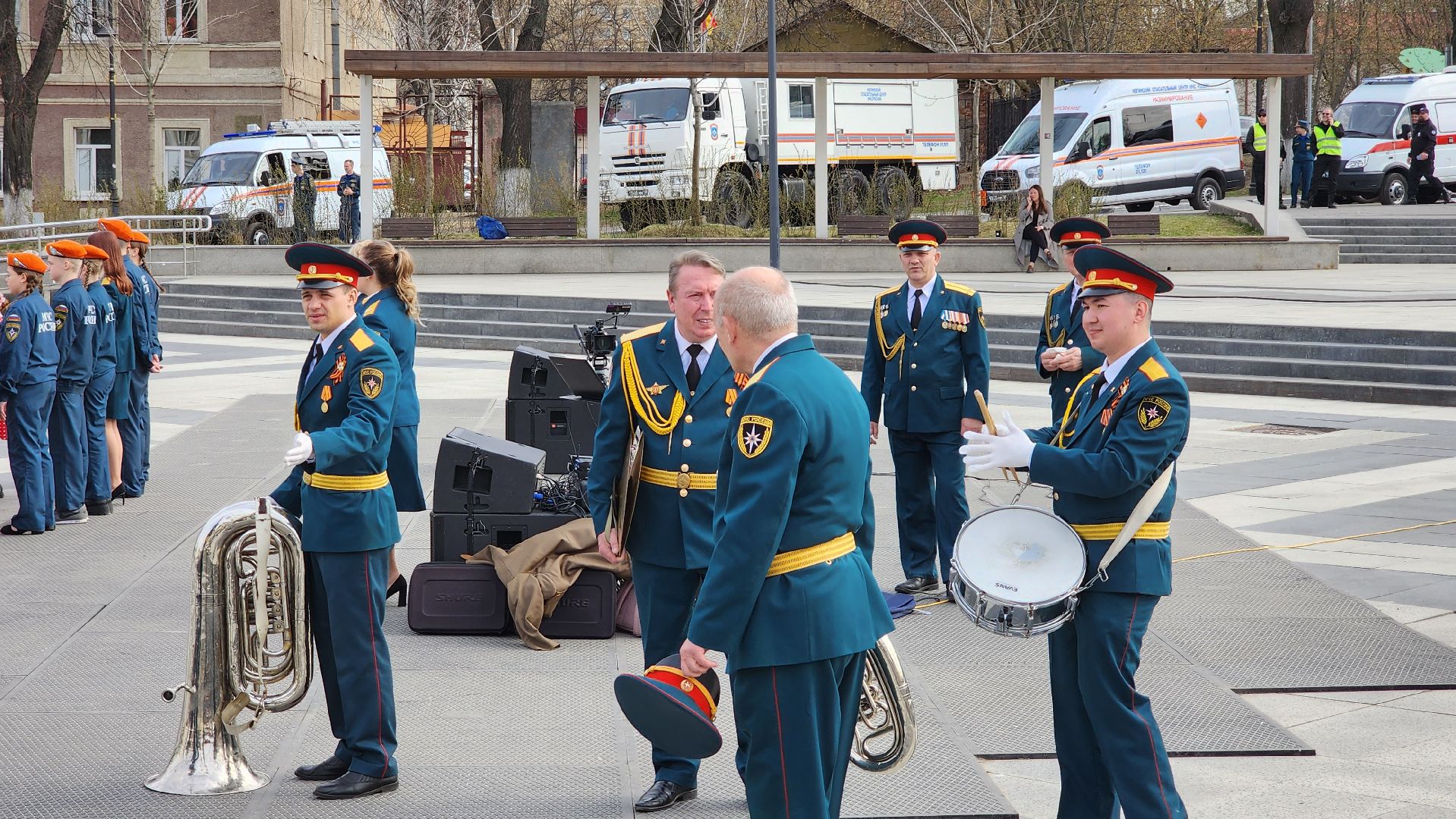 День Победы, Фонтанная площадь, Спасательный центр МЧС, Ногинск, Богородский городской округ,