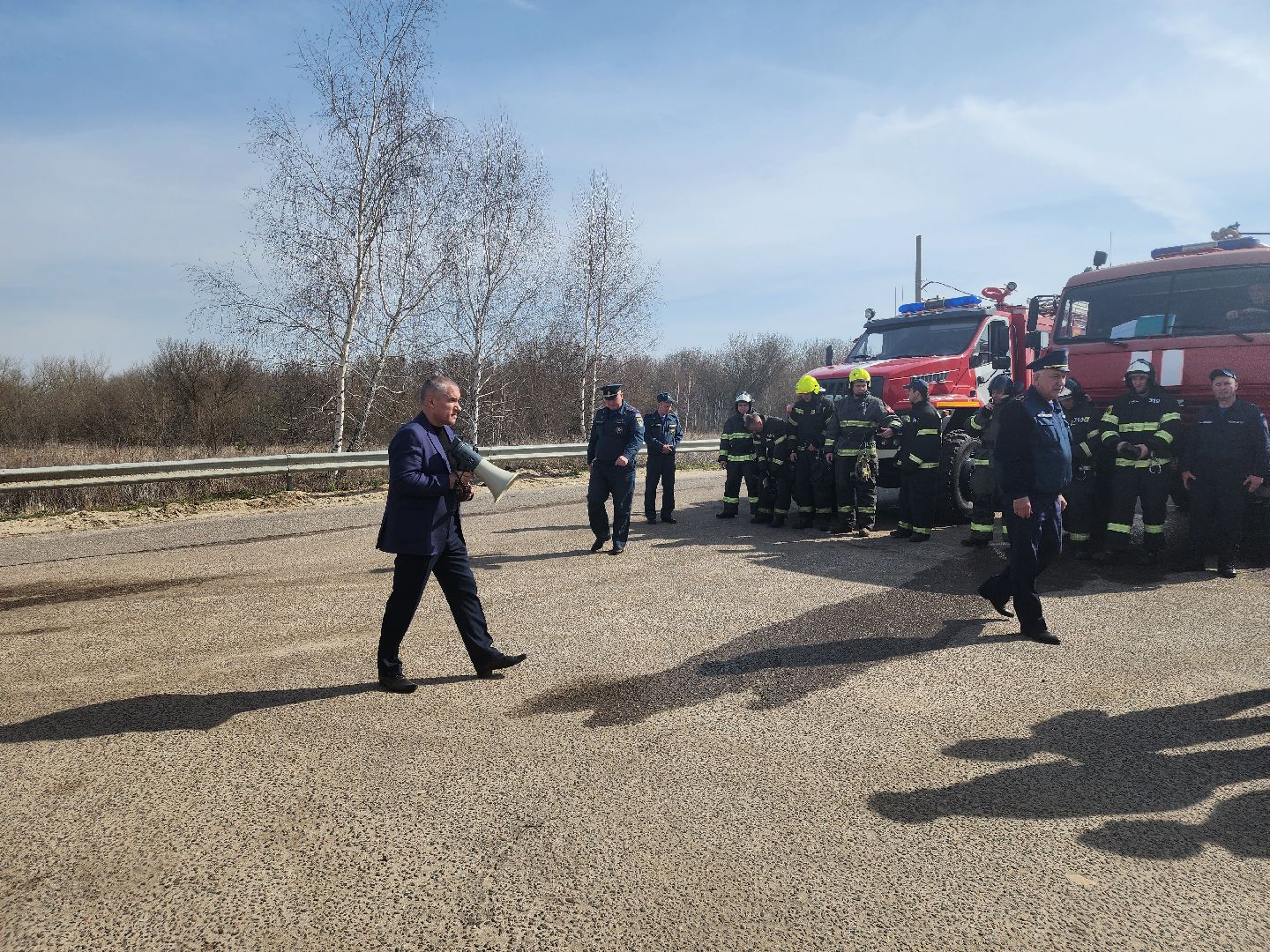 Зарайск, Пожары, Поджоги травы, Лесная охрана, Тактические учения,
