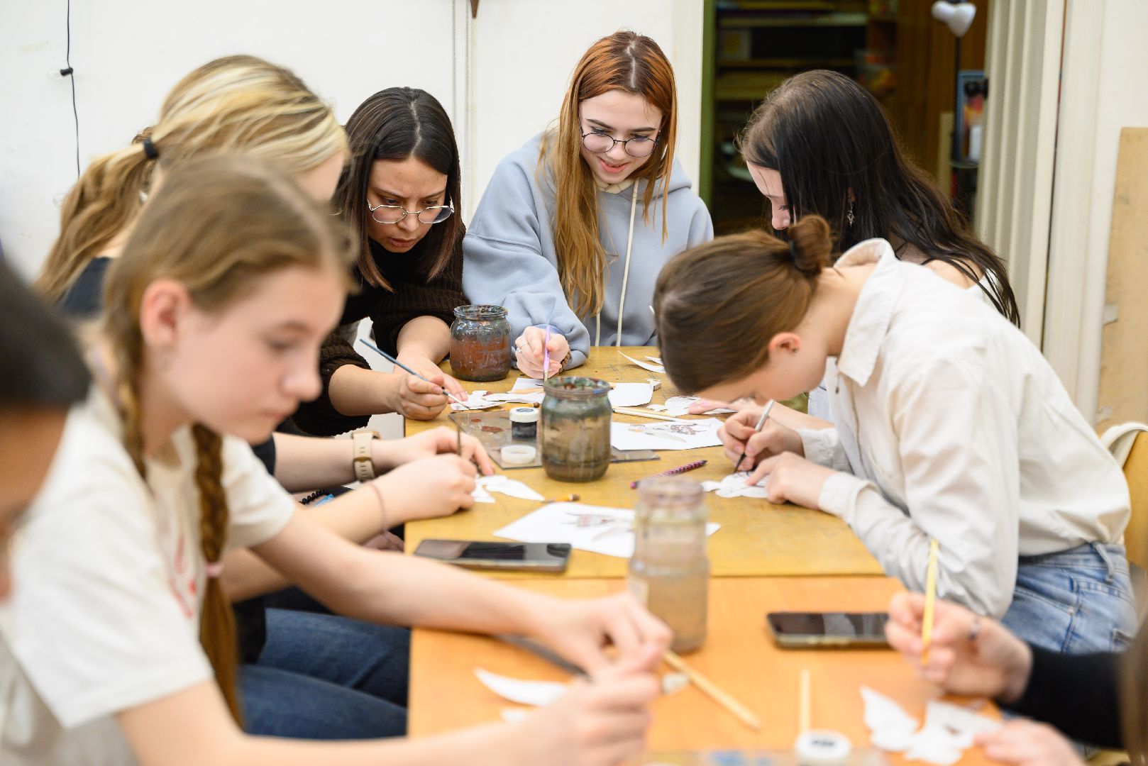 лыткарино, культура, дом детского творчества, художественная школа, роспись, мастер класс,