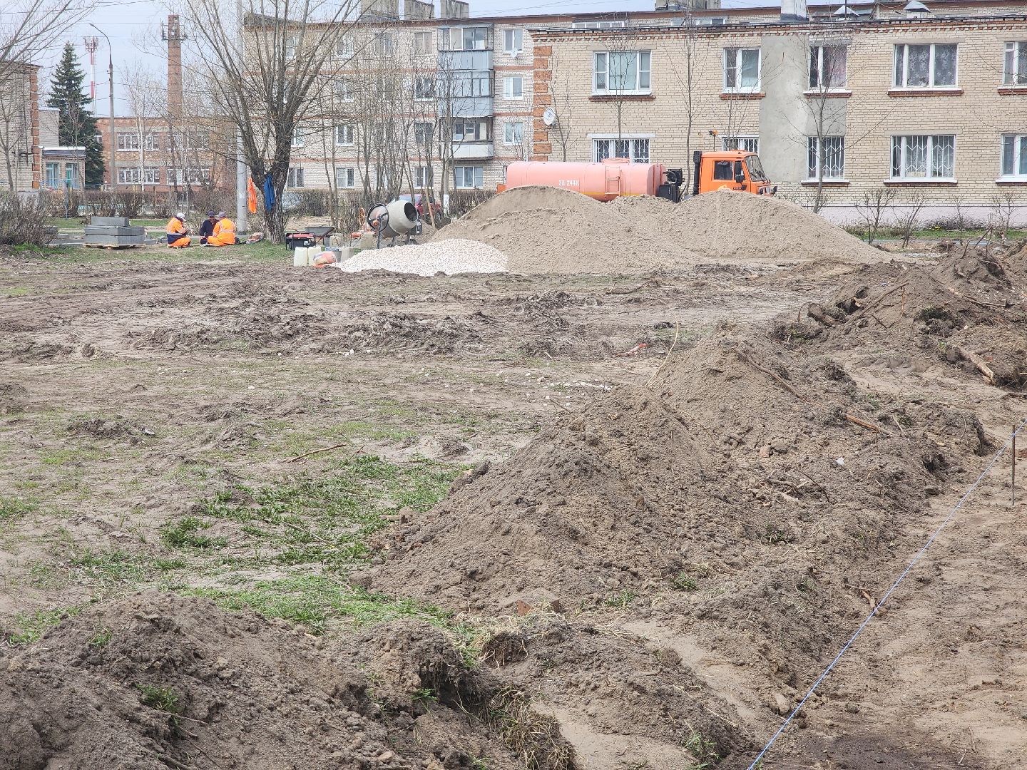 благоустройство дворов, орехово-зуевский округ, малая дубна,