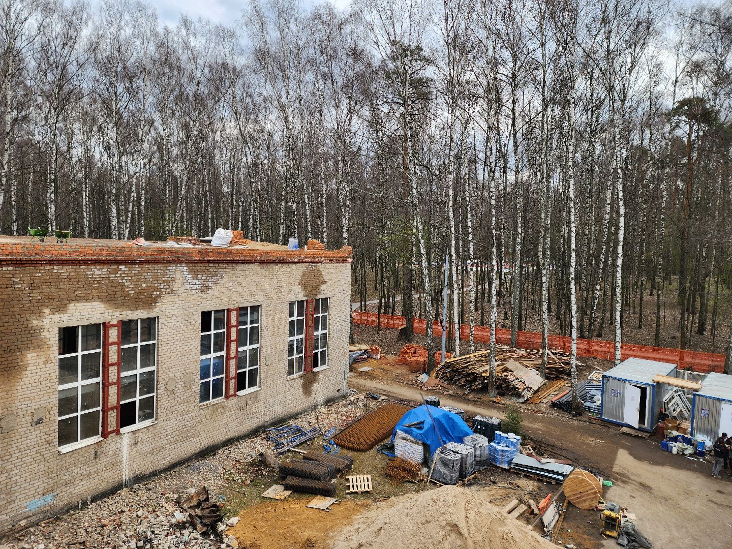 ногинск, строительство, капитальный ремонт, центр отбразования, благоустройство, ремонт школы,