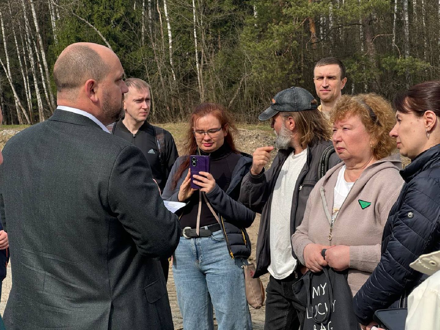 благоуйстройство, кучинский лесопарк, встреча администрации с жителями,