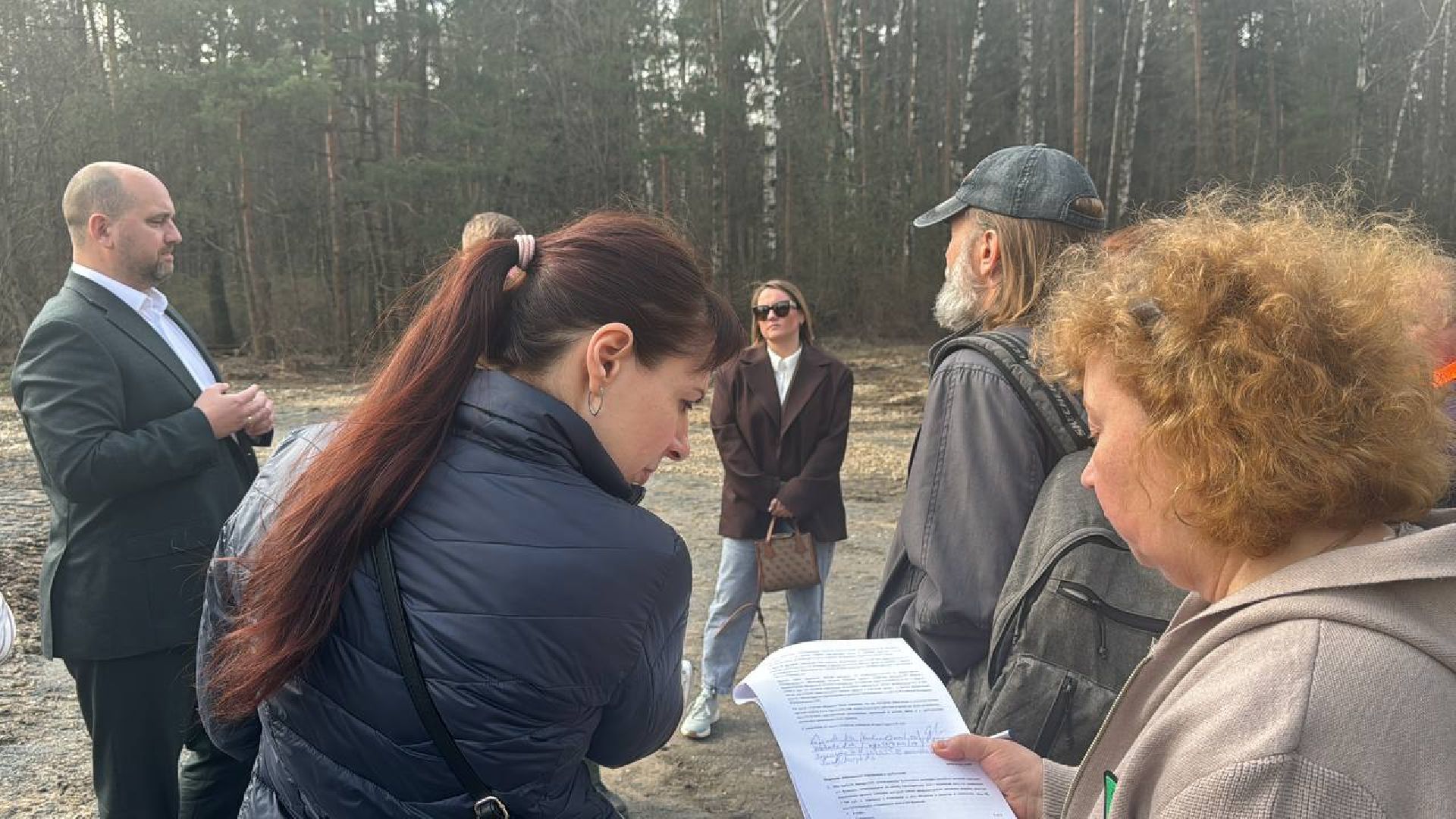 благоуйстройство, кучинский лесопарк, встреча администрации с жителями,