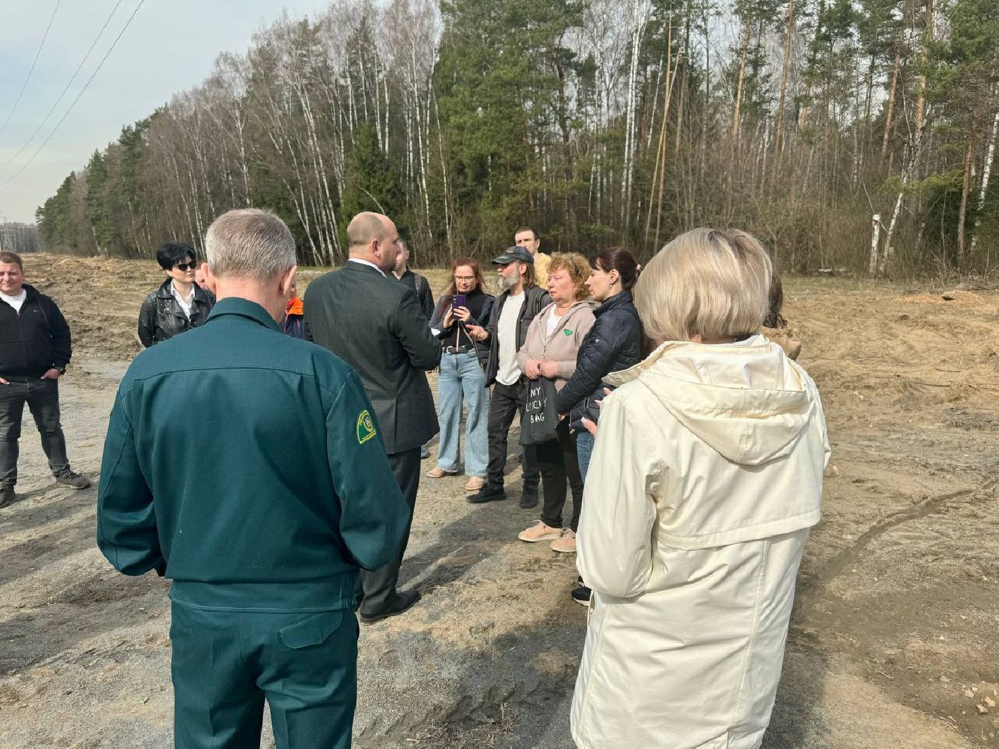 благоуйстройство, кучинский лесопарк, встреча администрации с жителями,