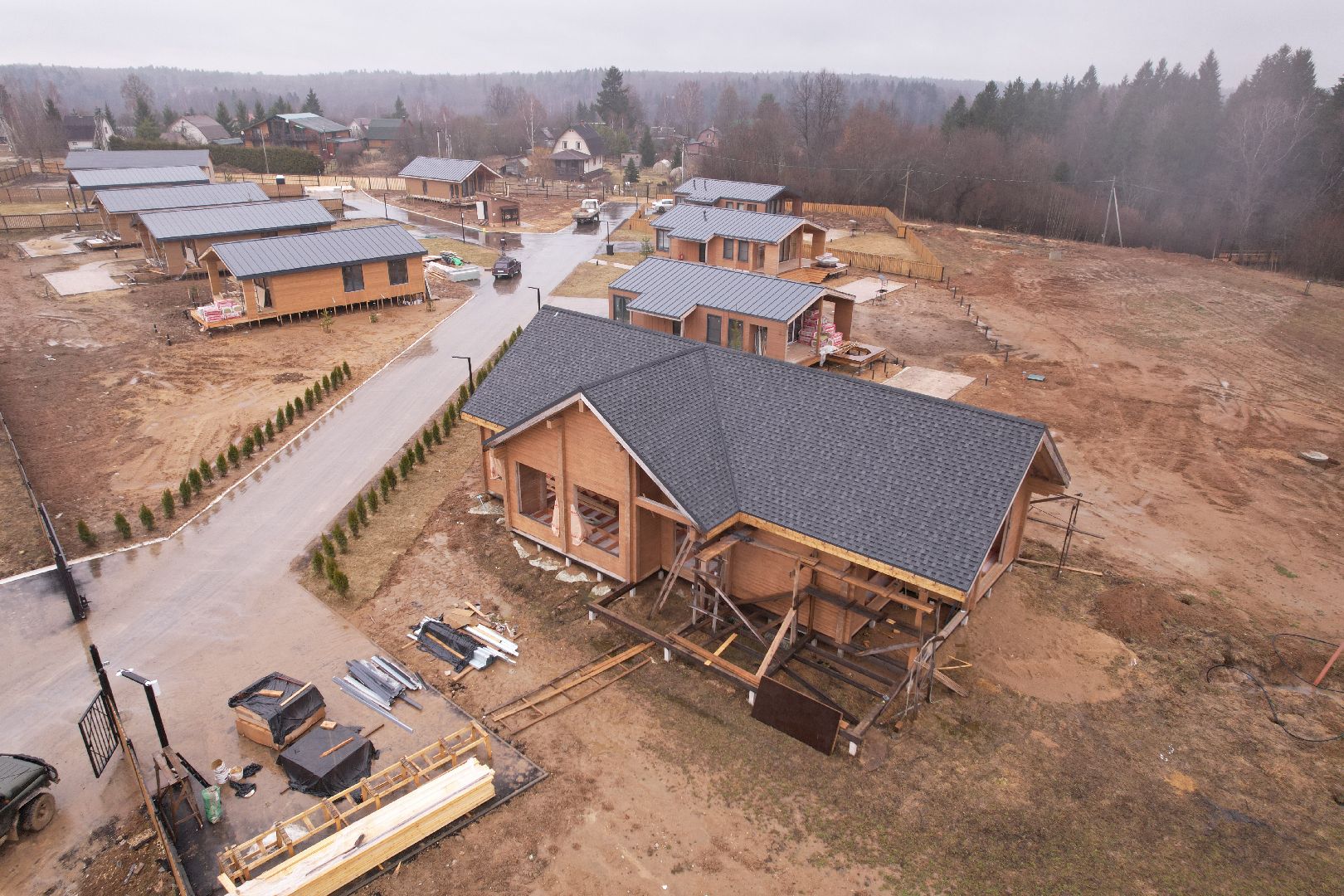 видео с коптера, эко-отель подмосковья, эко-отель под можайском,