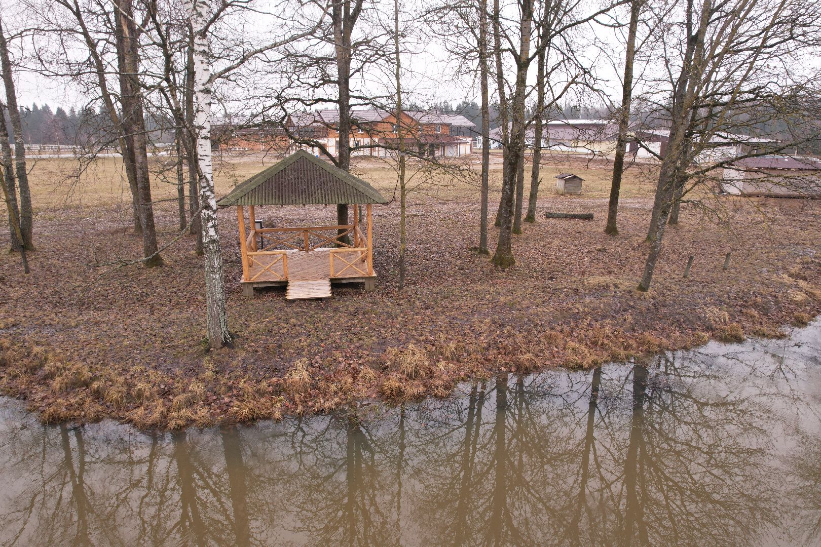 видео с коптера, эко-отель подмосковья, эко-отель под можайском,