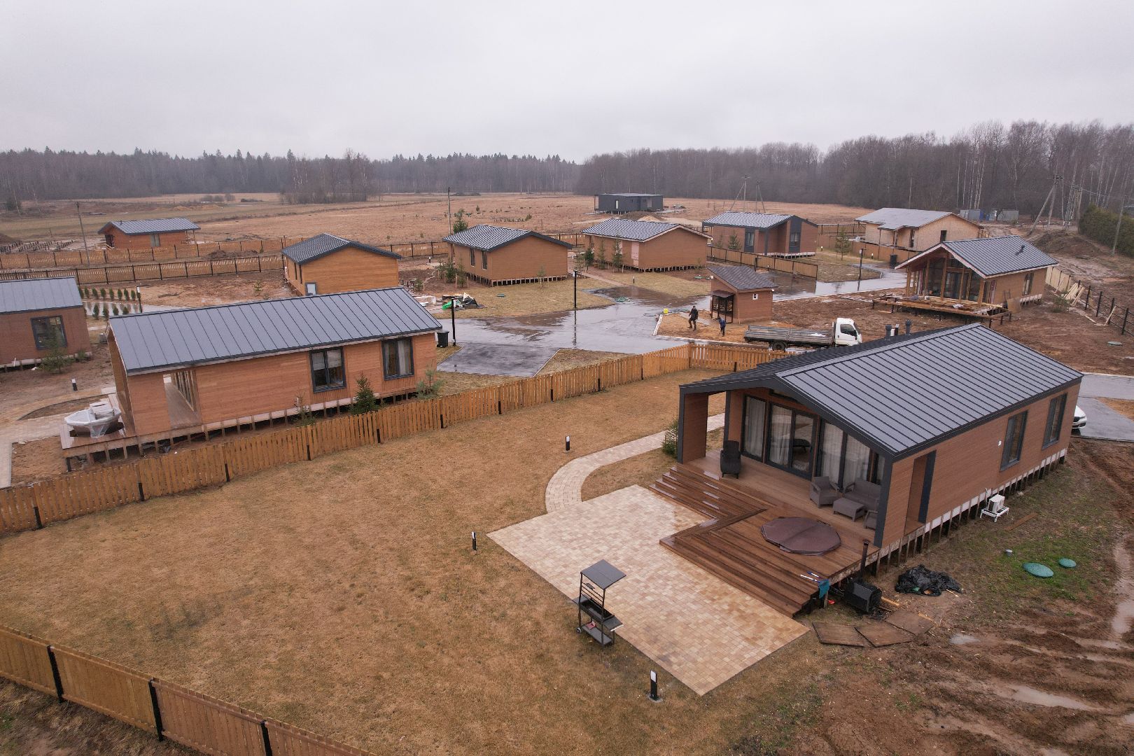 видео с коптера, эко-отель подмосковья, эко-отель под можайском,